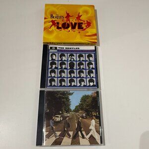 Beatles CD 3 Pack, Love, Abbey Road, A Hard Day's Night